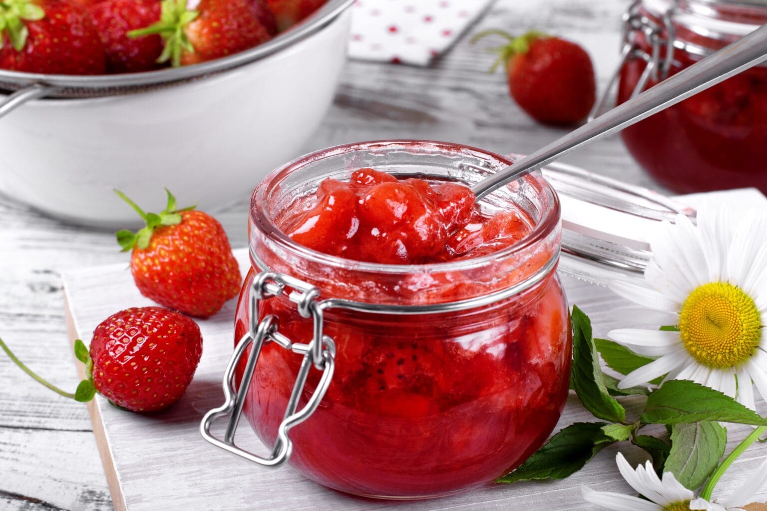Fragole sciroppate
