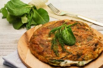 Frittata di erbe di campo, quella di una volta, buonissima