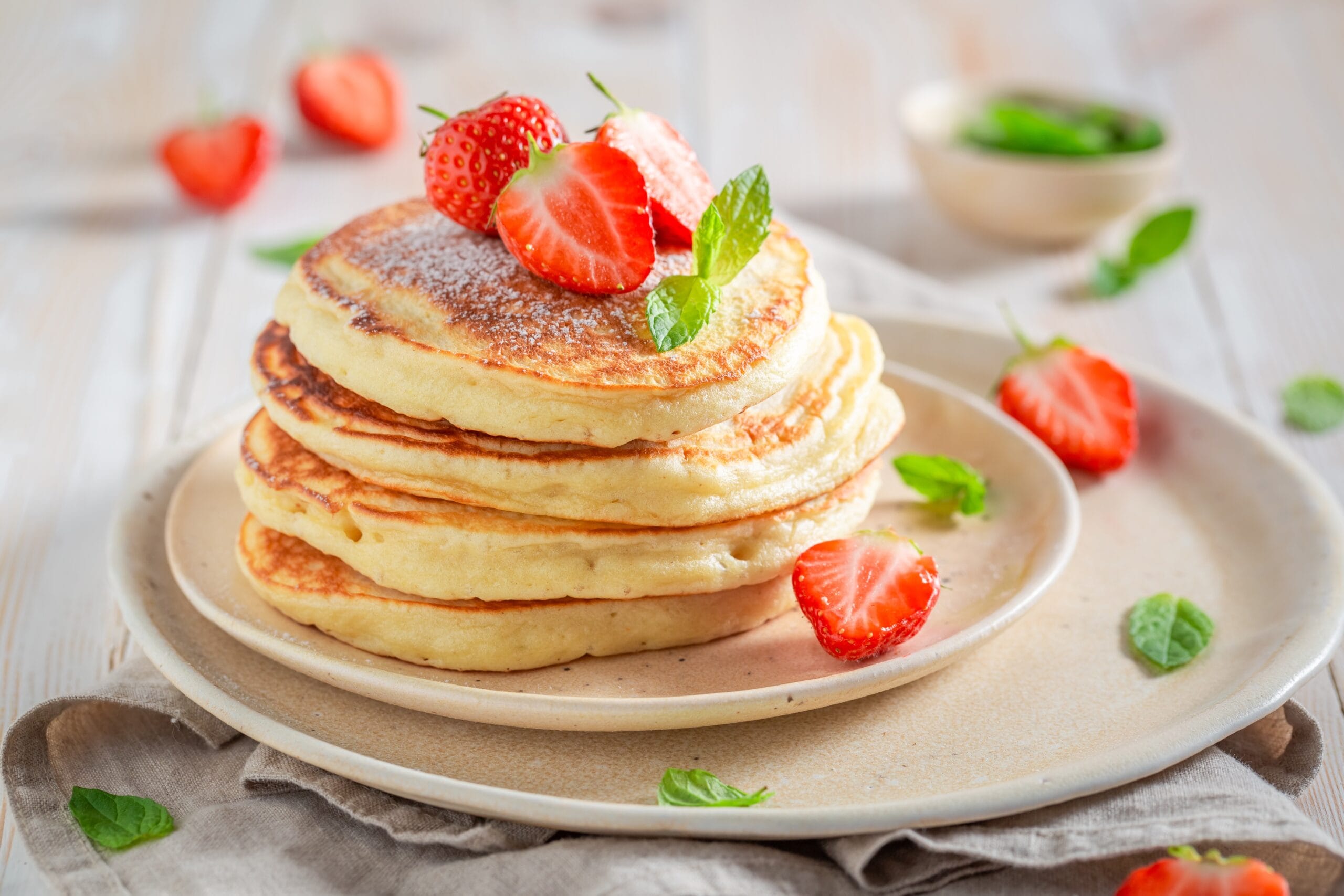 Pancake con yogurt greco, pronti in meno di 10 minuti