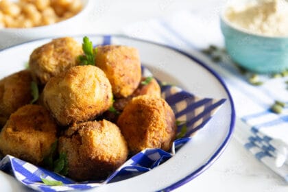 Polpette di cicoria selvatica