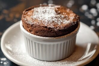Soufflé al cioccolato: un dessert al cucchiaio soffice e irresistibile