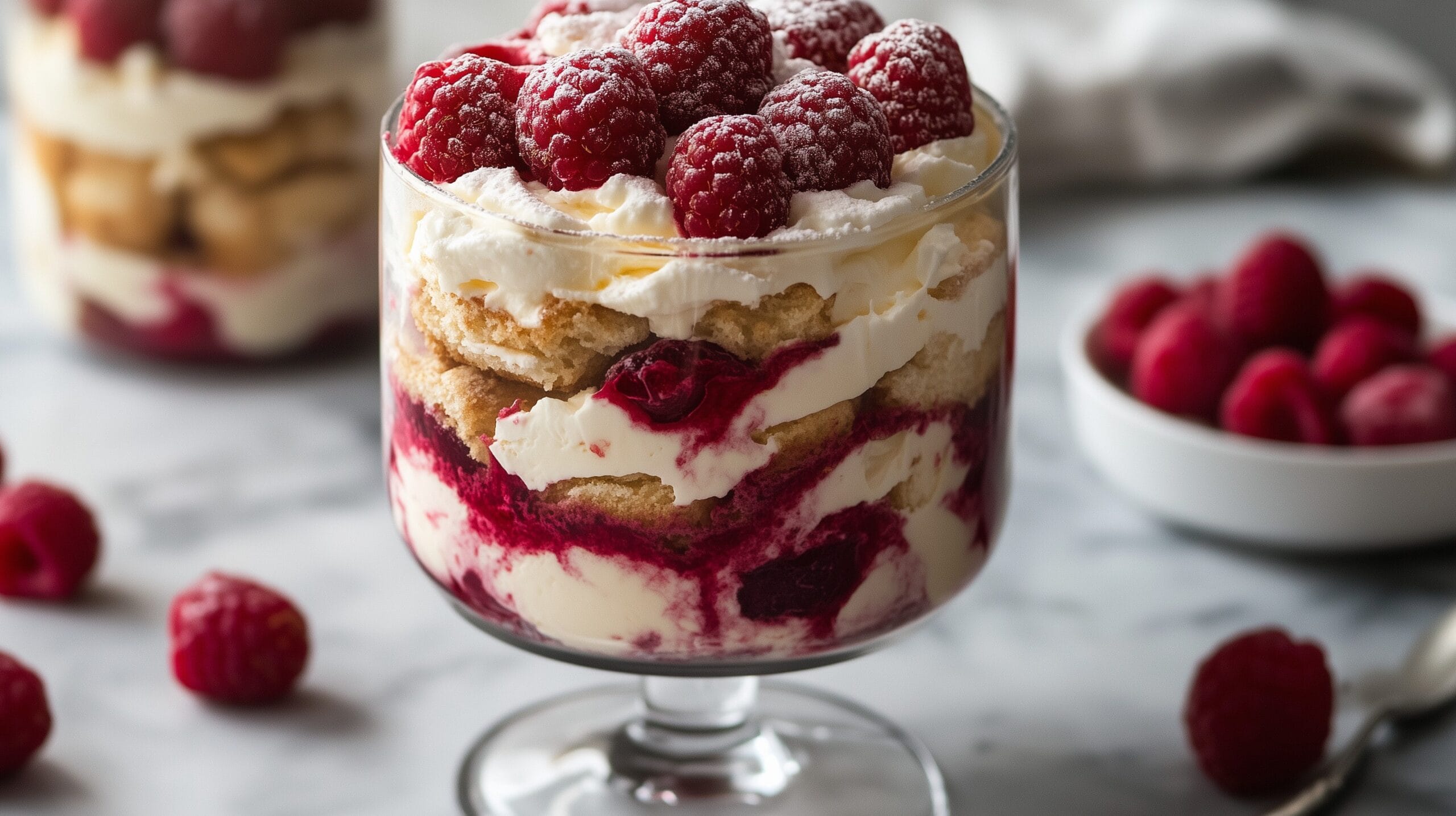 Tiramisù ai lamponi, un dessert primaverile delizioso e senza uova