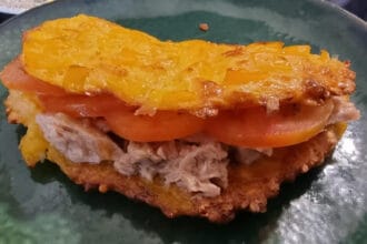Piadine di peperoni al forno