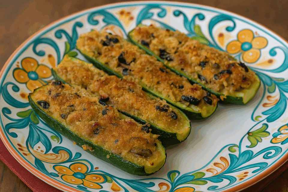Zucchine al forno ripiene con tonno: la mia ricetta è gustosa, facile e ...