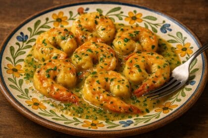 Gamberi cremosi prezzemolo e limone: li preparo in pochi minuti, saltandoli in padella