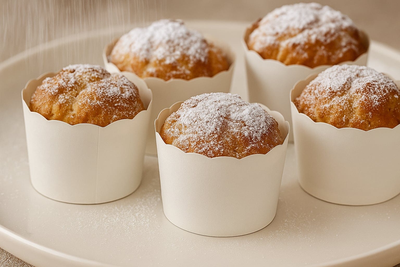 Muffin solo albumi: una nuvola di leggerissima golosità