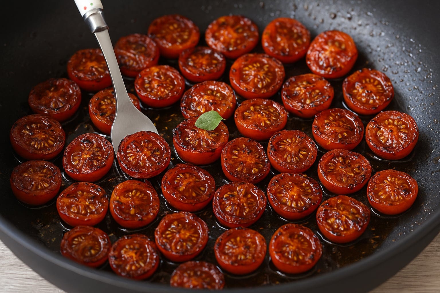Pomodorini confit in padella: sono deliziosi e non serve il forno