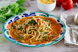 Pasta con i tenerumi: una minestra estiva che non può mancare!