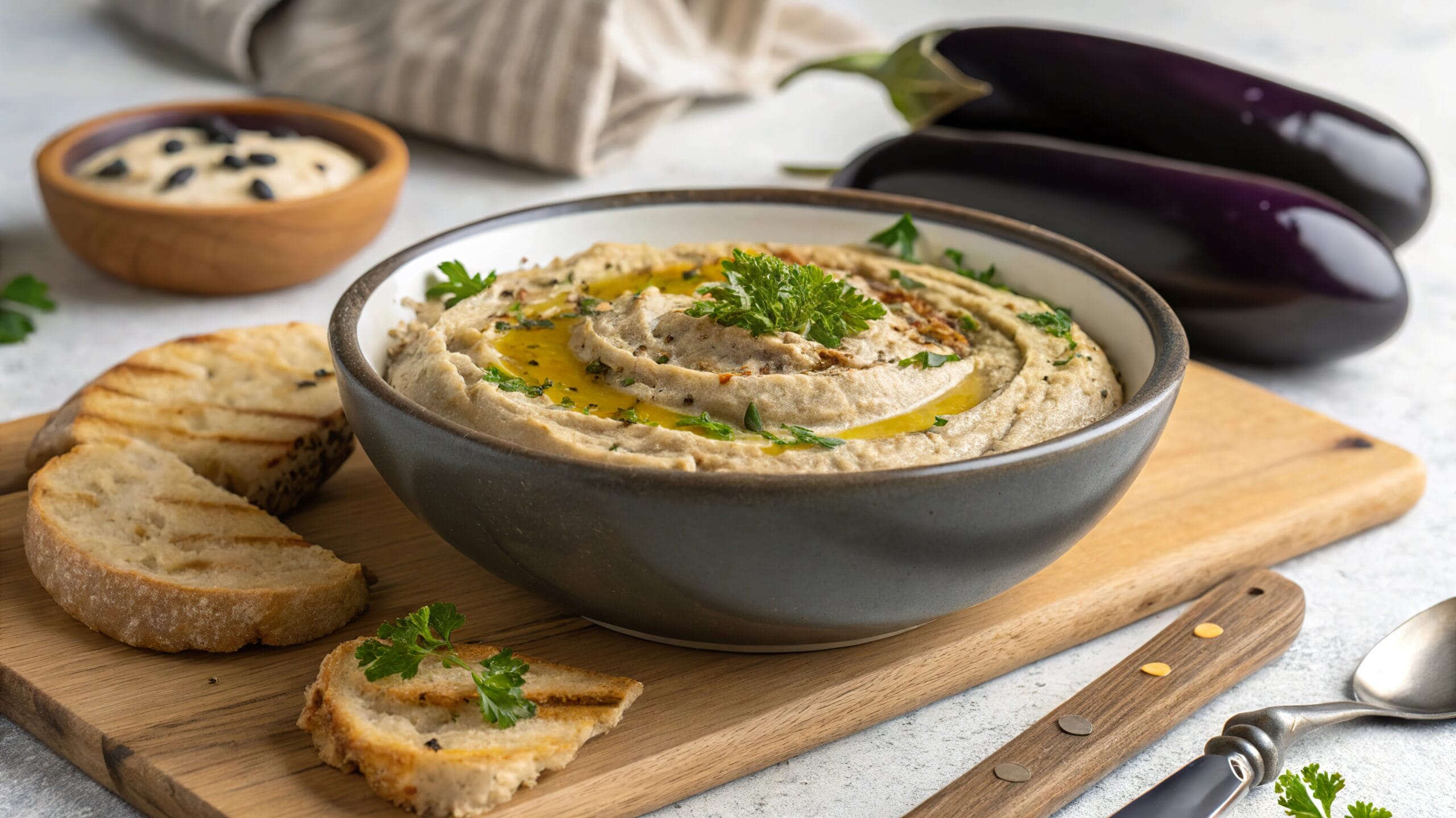 Babaganoush: la mia ricetta della crema di melanzane