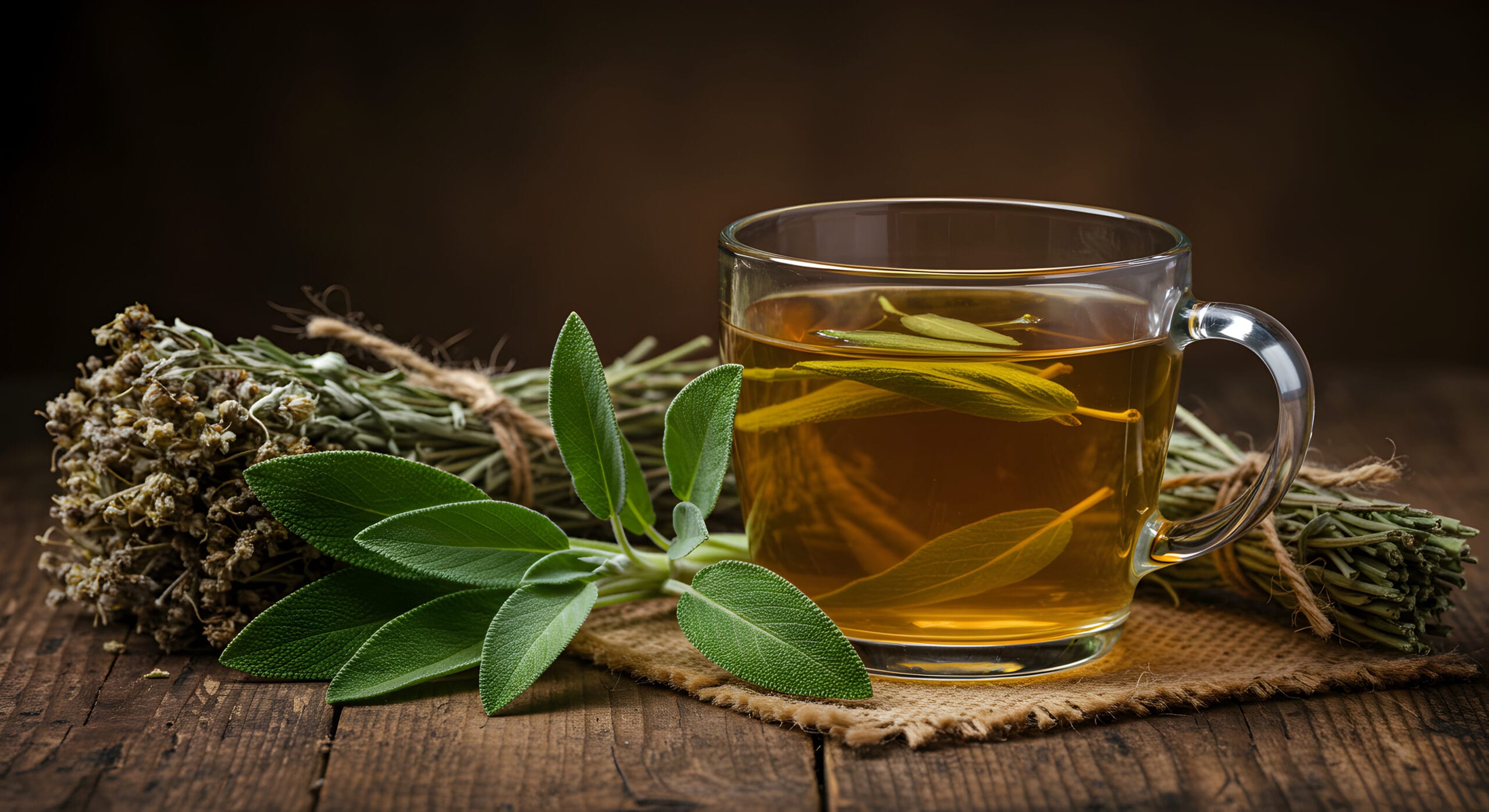 Tisana alla salvia per le vampate