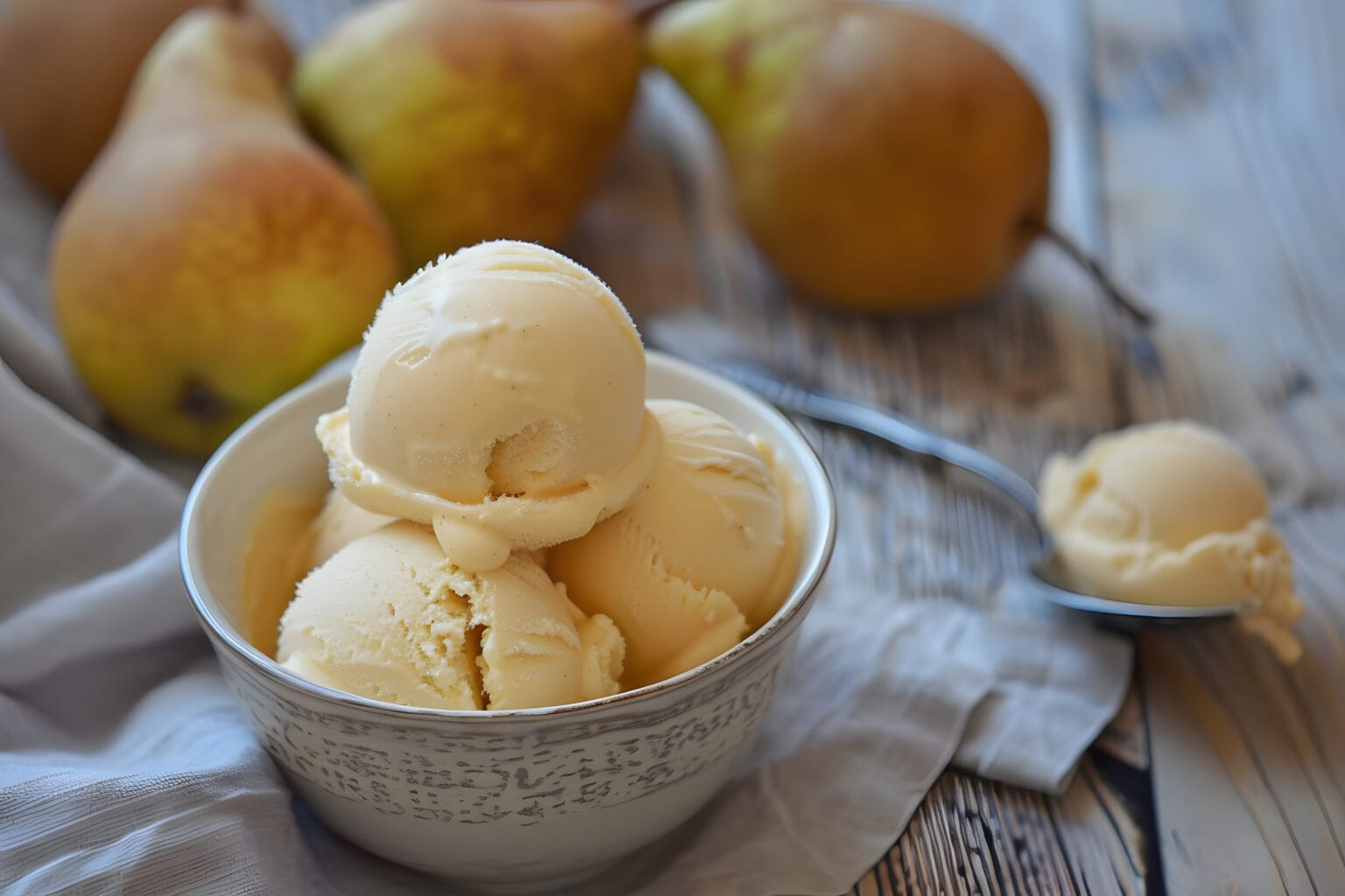 Gelato alle Pere: con o senza gelatiera, leggerissimo e spumoso