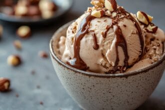 Gelato furbo alla Nutella senza gelatiera, non ghiaccia mai!