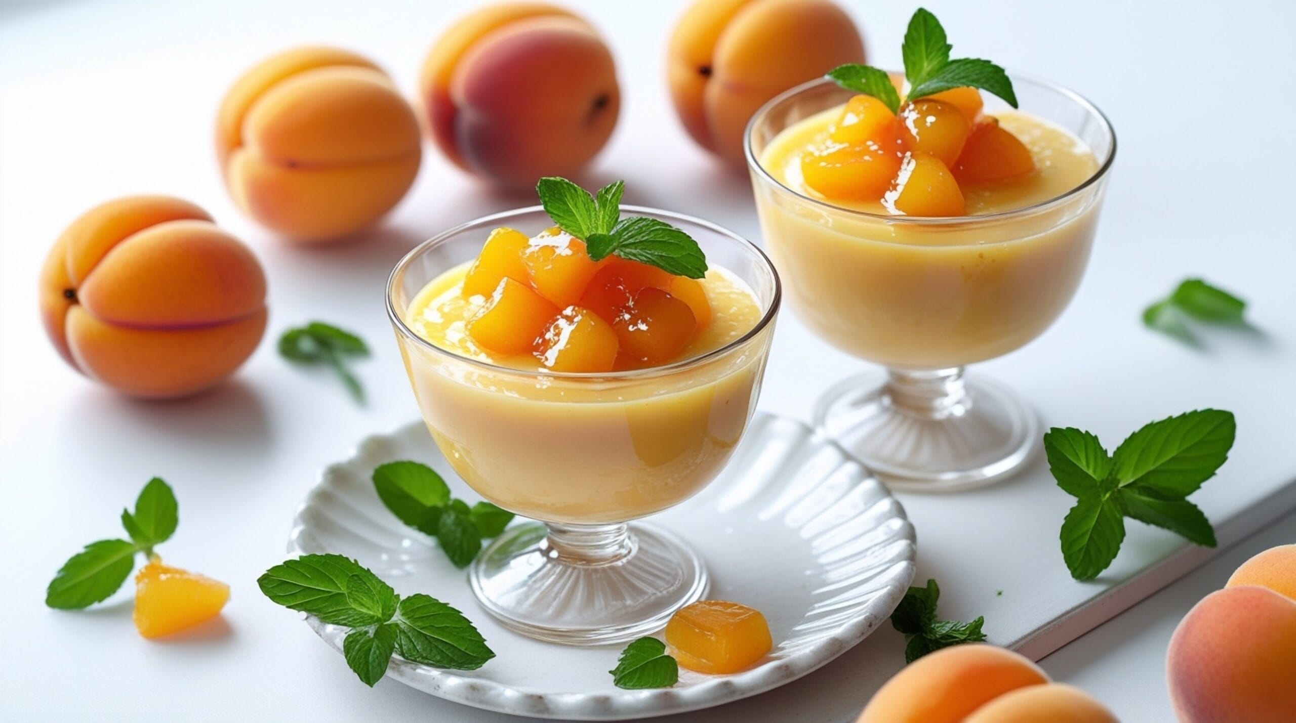 Panna cotta alle albicocche