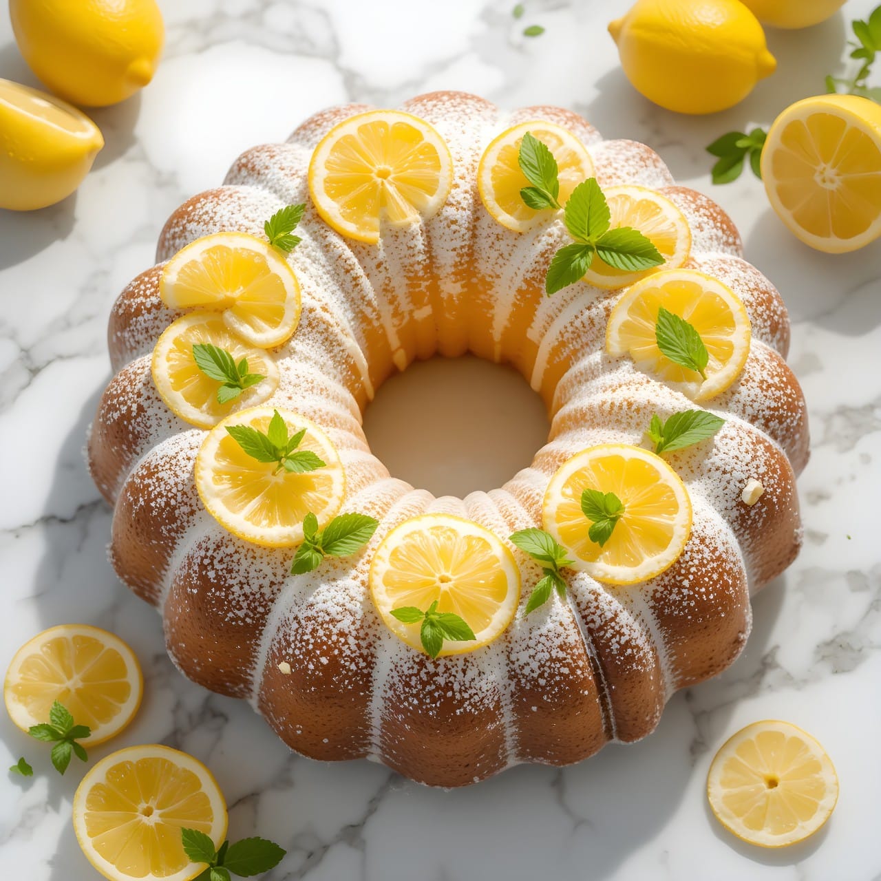 Ciambellone al cioccolato bianco e limone