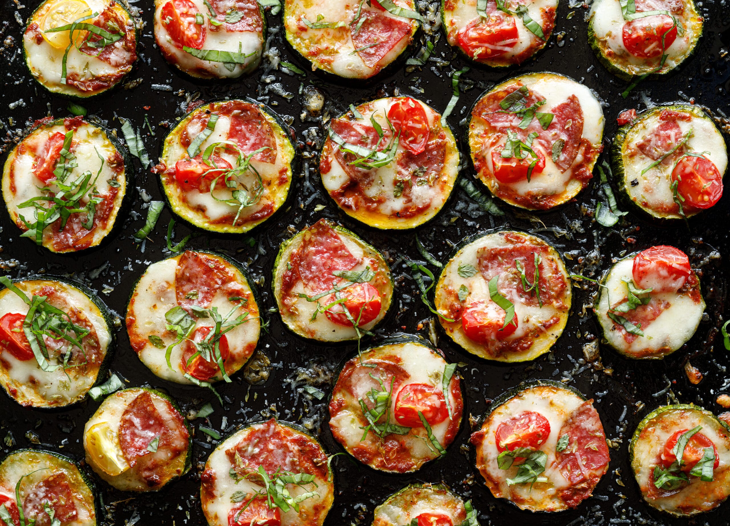 Pizzette di zucchine al forno