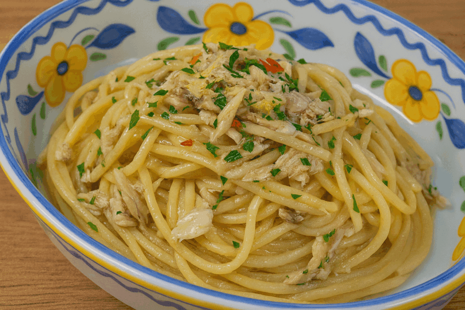 Spaghetti tonno e limone: la ricetta fresca e veloce - Pane e Mortadella