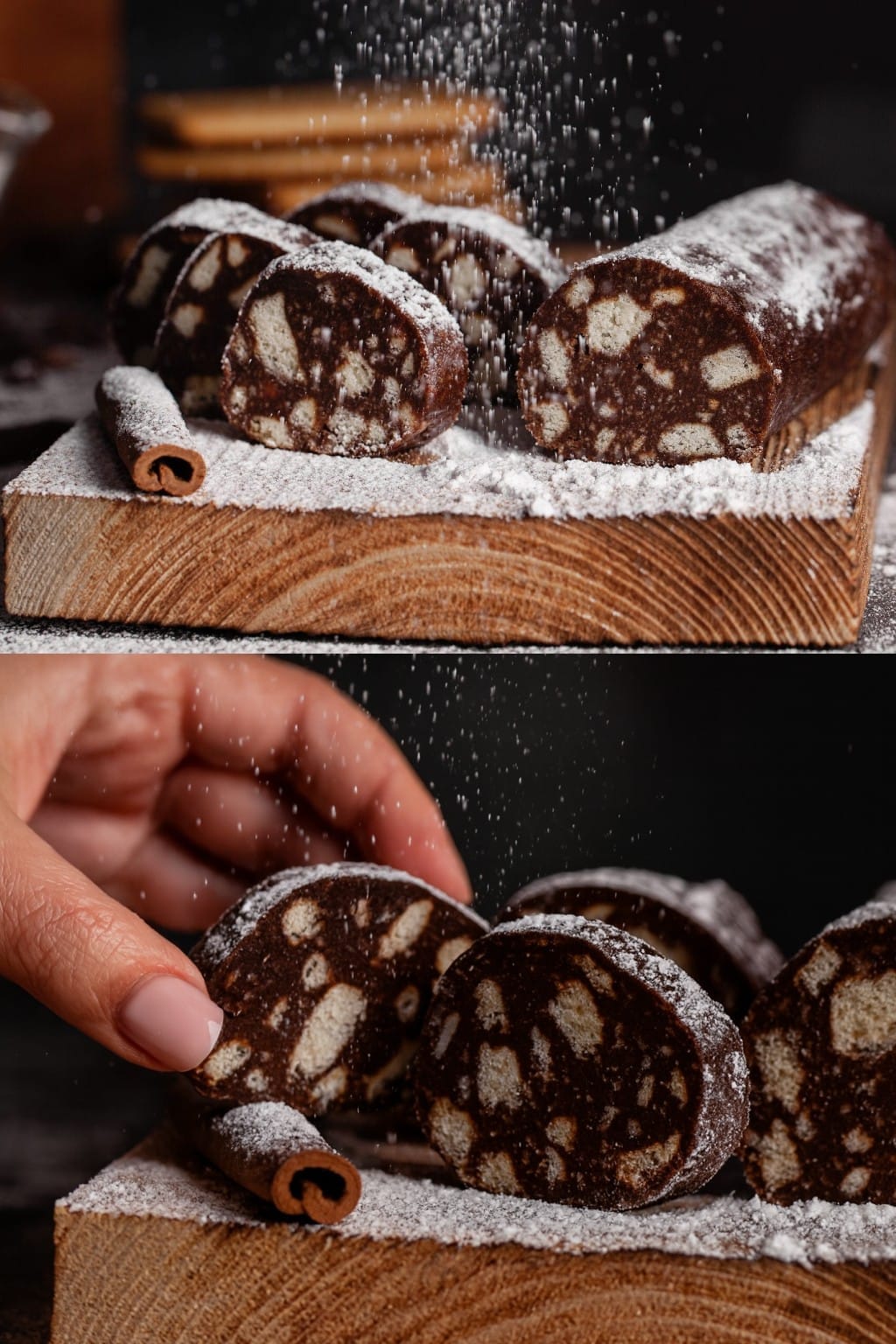 Salame al cioccolato senza uova: la ricetta facile e golosa