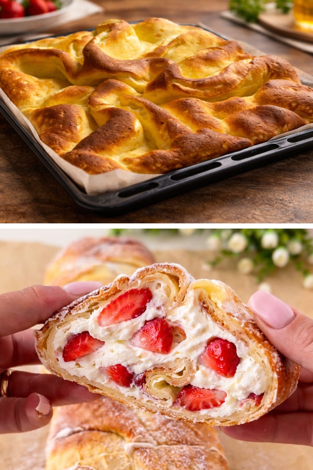 Pancake finlandese pronto in pochi minuti: si cuoce al forno e lo farcisci come vuoi!