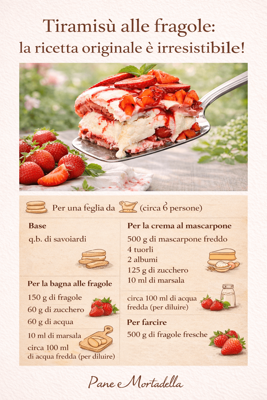 Tiramisù alle fragole: la ricetta originale è irresistibile!