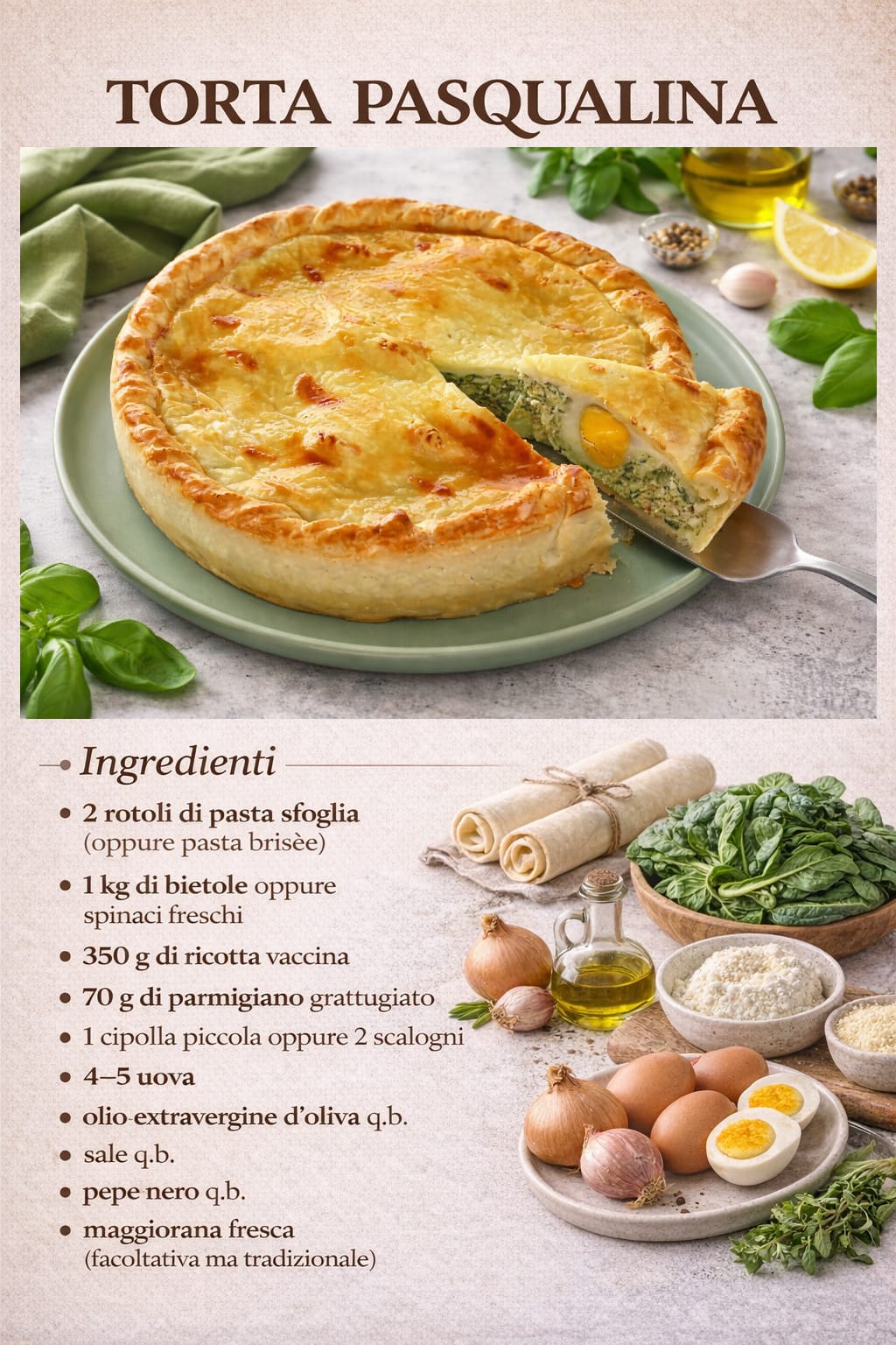 Torta pasqualina: ricetta tradizionale