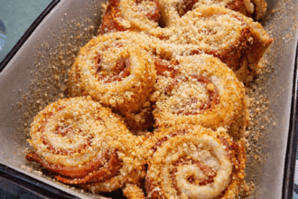 Girelle di pollo filanti: buonissime al forno oppure in friggitrice!