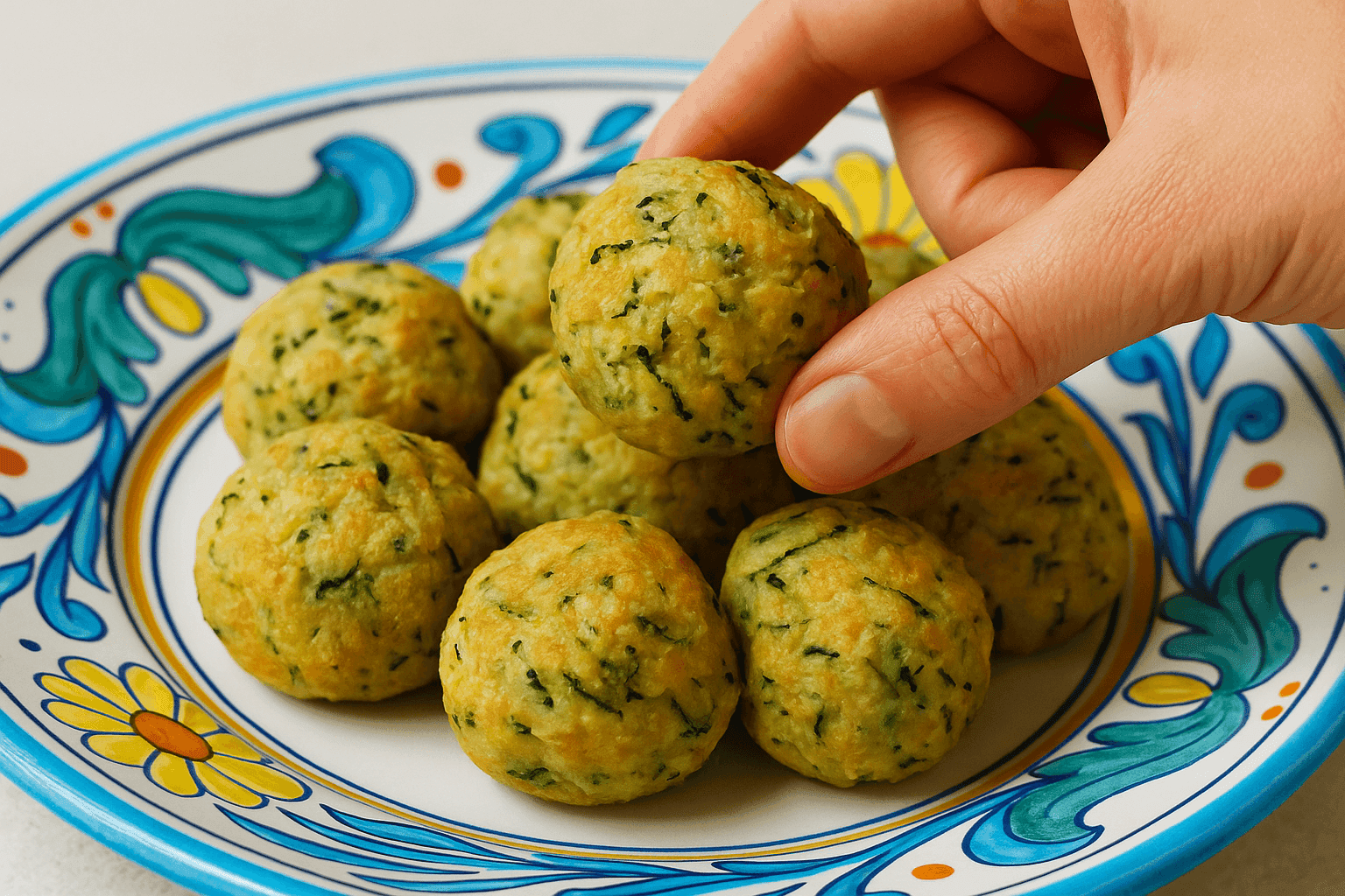 Polpette di zucchine vegane: senza frittura