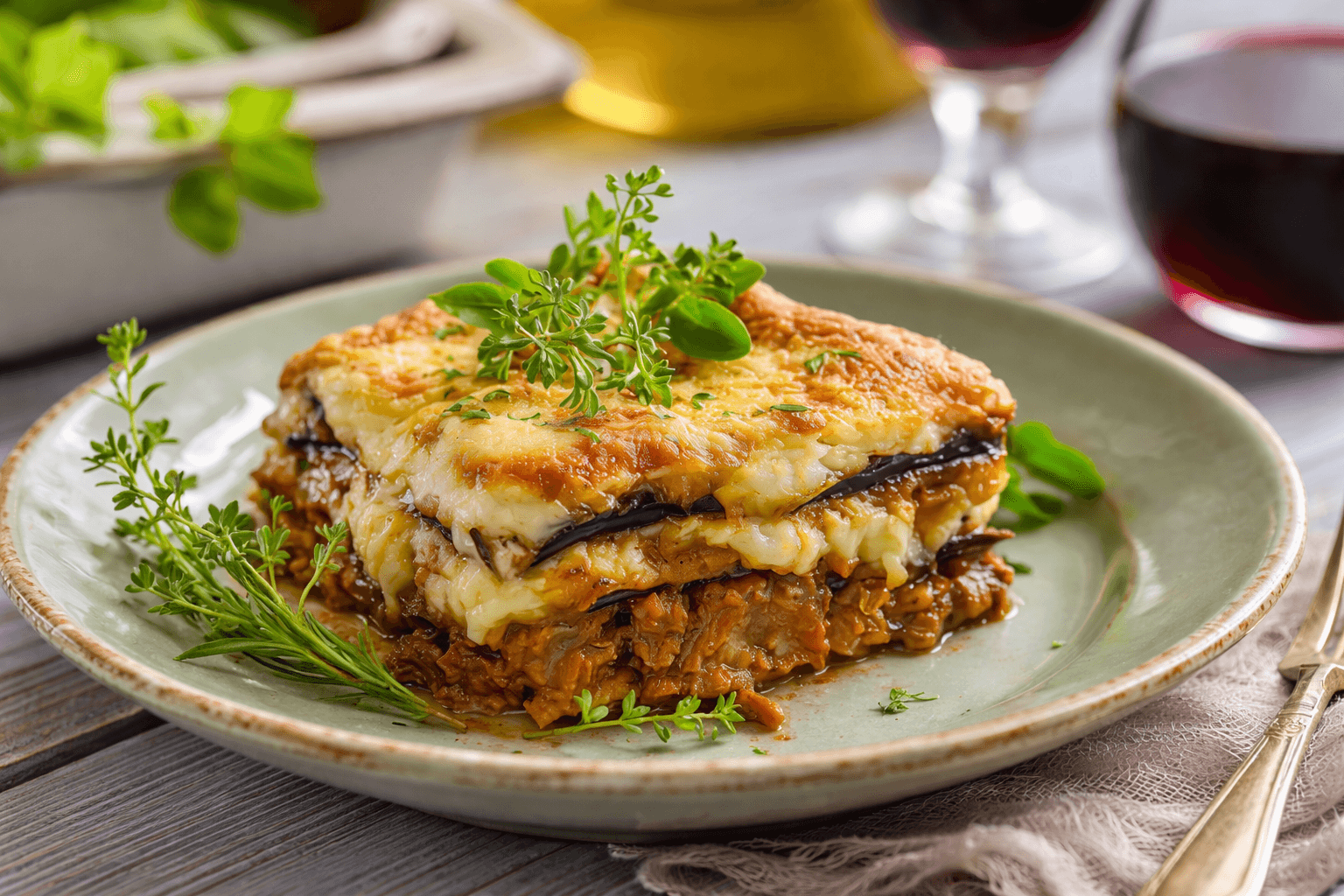 Moussaka greca originale: la ricetta autentica a strati cremosa e saporita