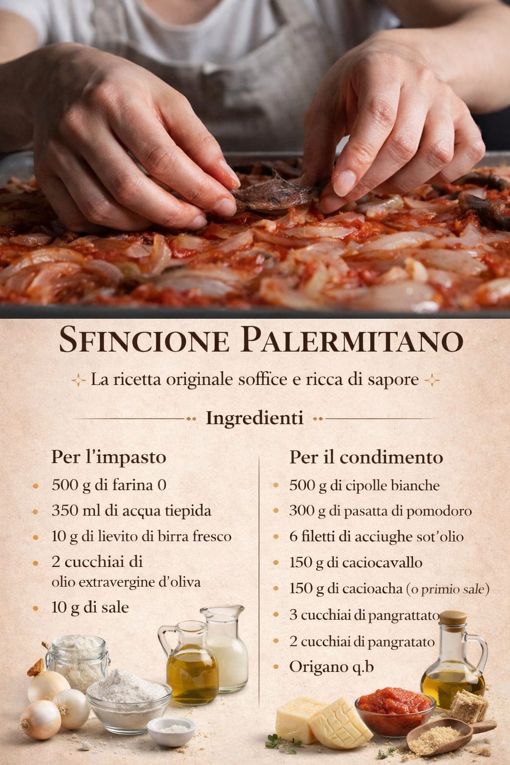 Sfincione palermitano: la ricetta originale soffice e ricca di sapore