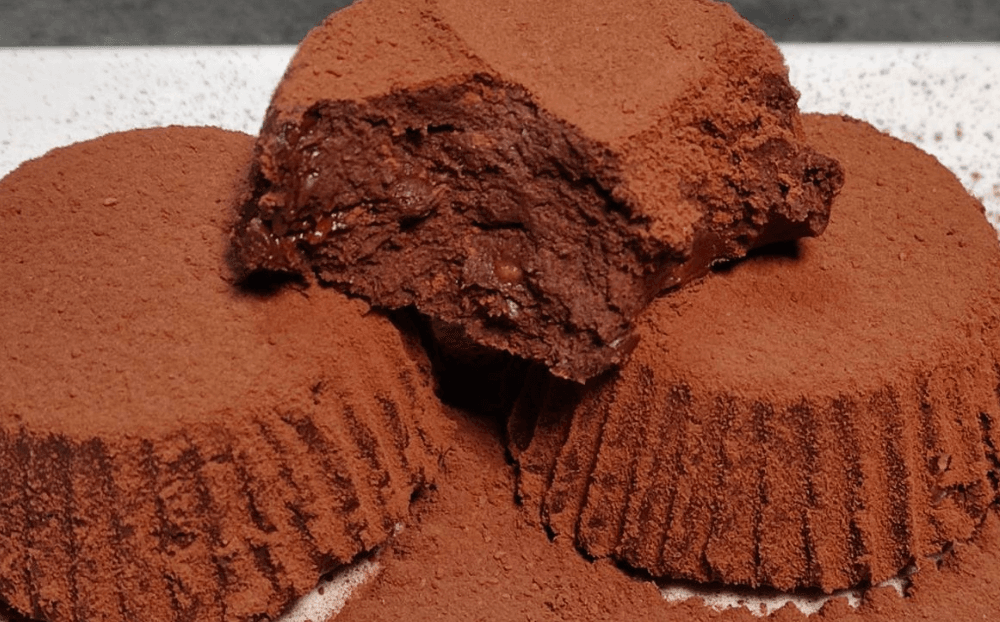 Dolcini light al cioccolato (2 ingredienti e senza zucchero)