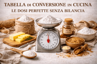 Tabella di conversione in cucina: le dosi perfette senza bilancia (guida pratica per dolci impeccabili)