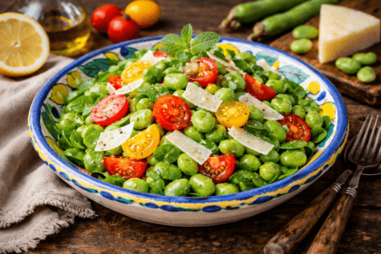 Insalata light con fave fresche: fresca, nutriente e perfetta per la primavera