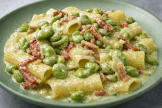 Pasta con fave e guanciale, la ricetta di mio nonno Giovanni