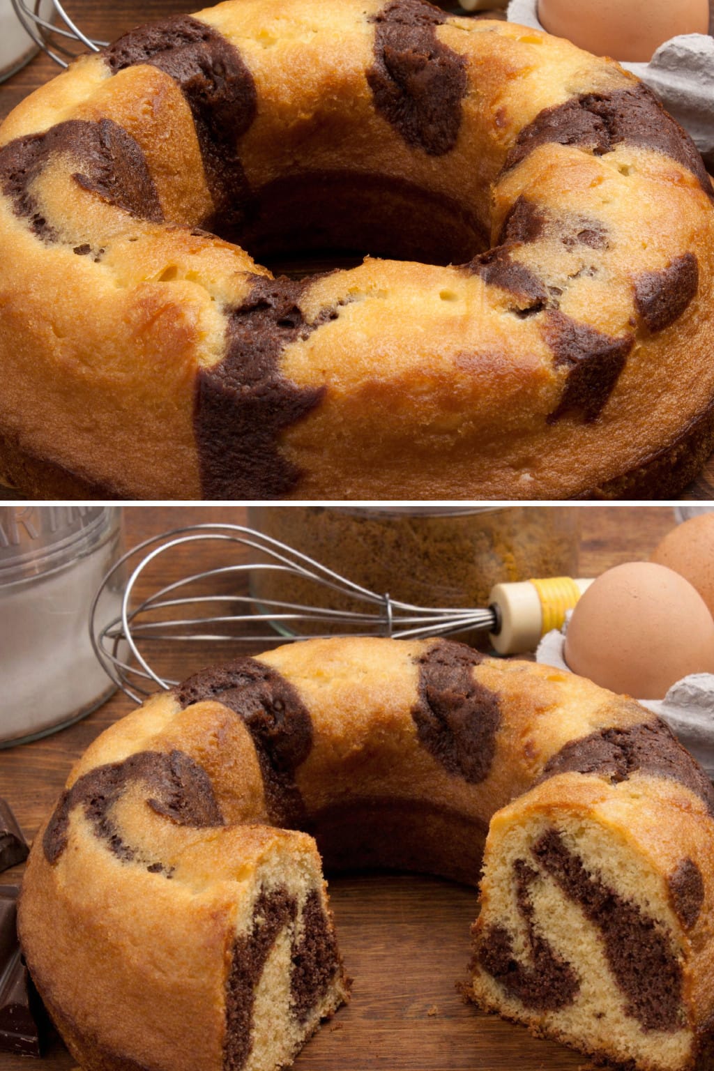 Ciambellone marmorizzato soffice: il classico da colazione che non delude mai