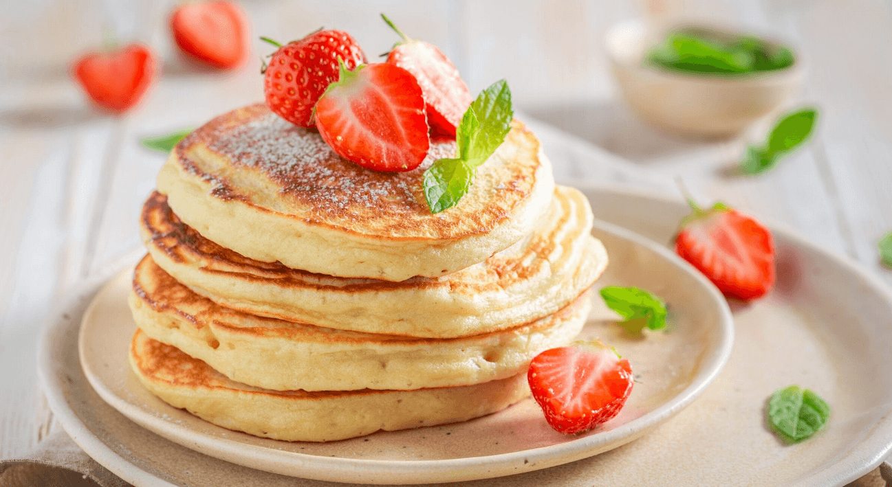 Pancake senza uova: veloci e perfetti per la colazione