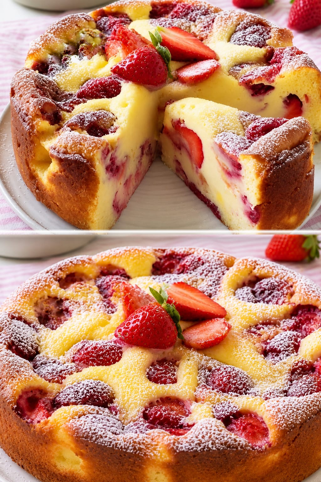 Torta fragole e mascarpone: cremosa dentro e profumata di limone