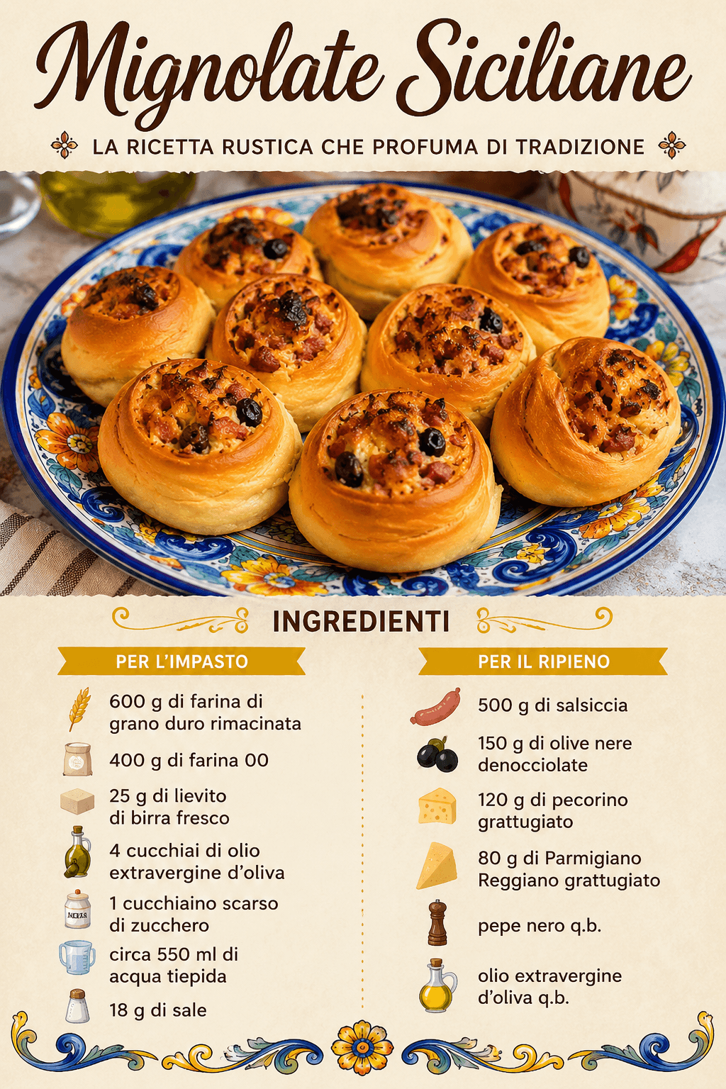 Mignolate siciliane: la ricetta rustica che profuma di tradizione