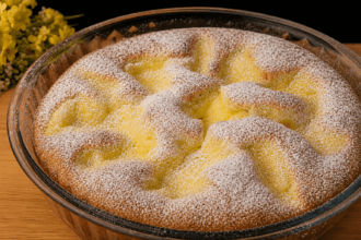 Torta Nua: la torta soffice con crema che affonda nell'impasto e conquista tutti