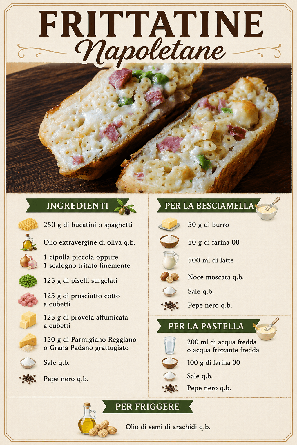 Frittatine napoletane, la ricetta che faccio io