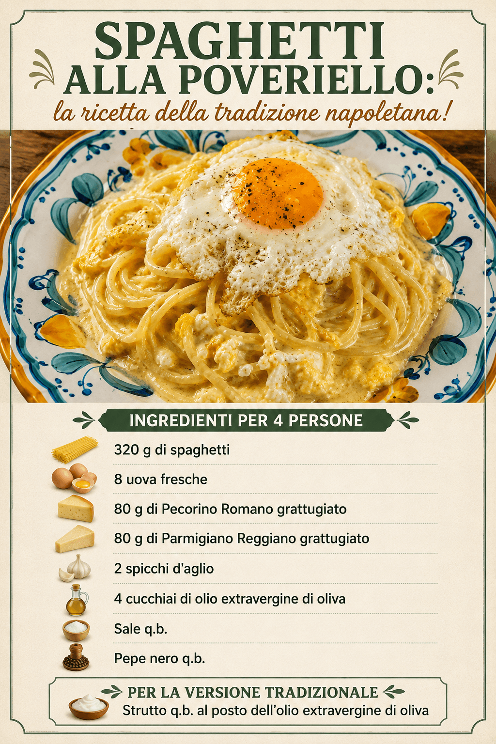 Spaghetti alla poveriello: la ricetta della tradizione napoletana!