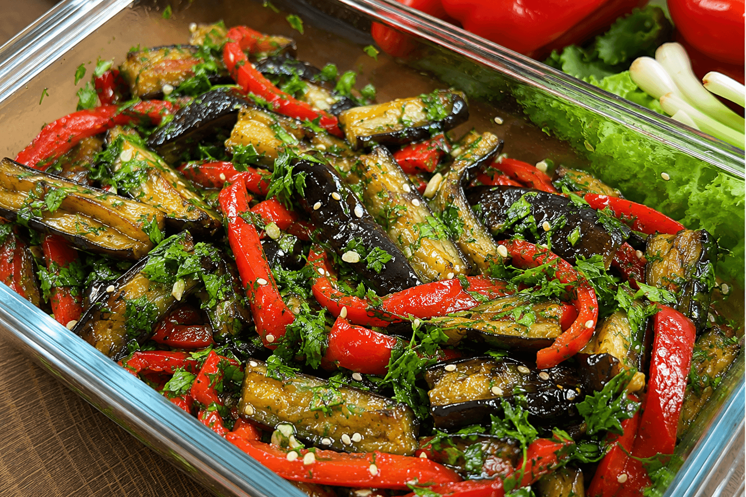 Melanzane e peperoni alla Nonna Maria: saporite, profumate e irresistibili