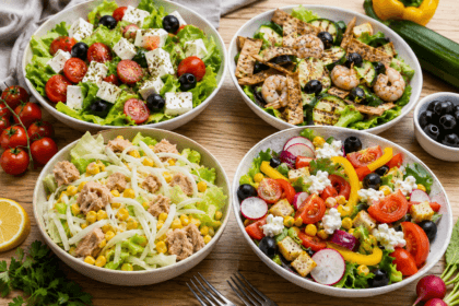 4 Insalatone estive che ti salvano pranzo e cena: veloci, leggere e pronte in pochi minuti