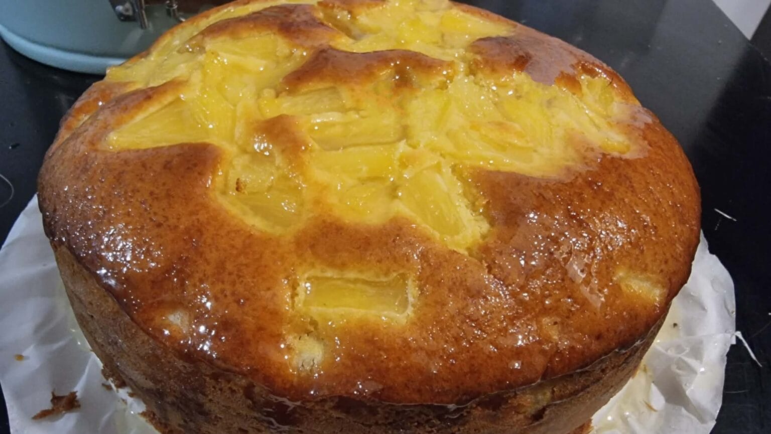 Torta all'ananas in pochi minuti!