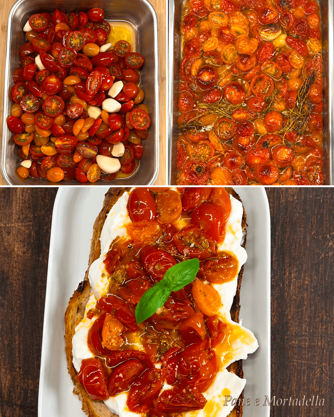 Pomodorini confit al forno con aglio ed erbe aromatiche: la ricetta facile e saporita